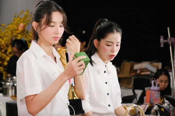 Hoa hậu Thùy Tiên có liên quan đến vụ kẹo Kera. (Ảnh tổng hợp)