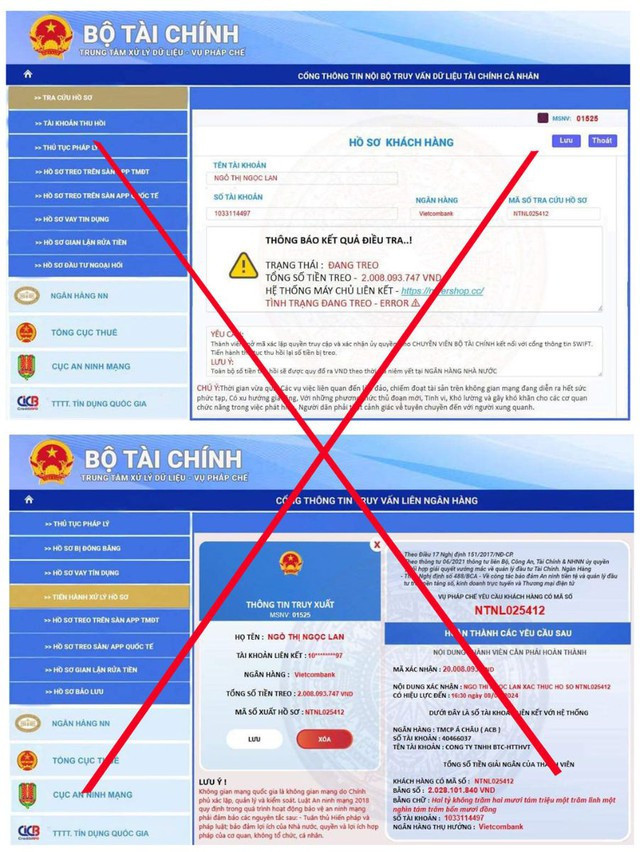 Bộ Tài chính cảnh báo về thủ đoạn lừa đảo mới xuất hiện.