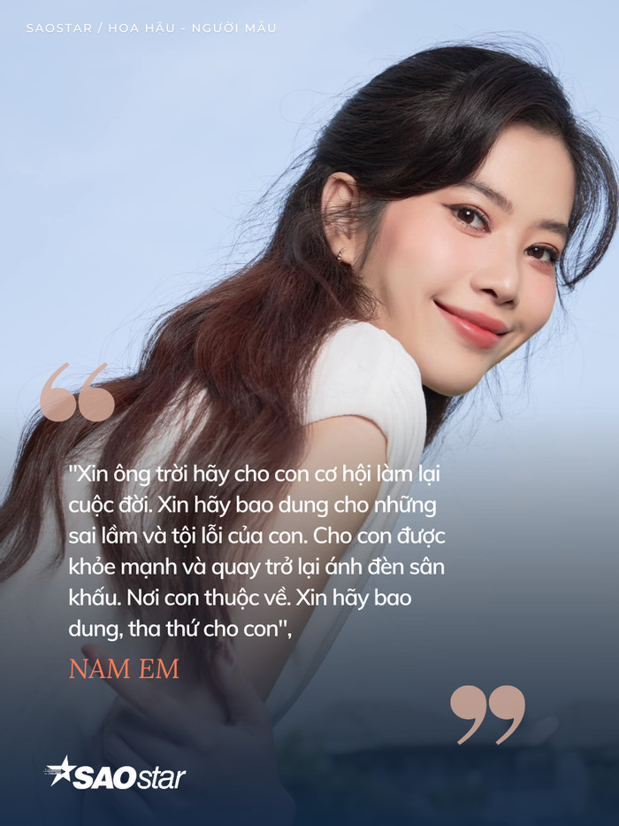 Nam Em bày tỏ mong muốn được quay trở lại ánh đèn sân khấu. (Ảnh: FBNV)