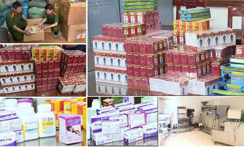 Xử lý nghiêm hoạt động sản xuất, buôn bán thuốc chữa bệnh giả, sữa giả