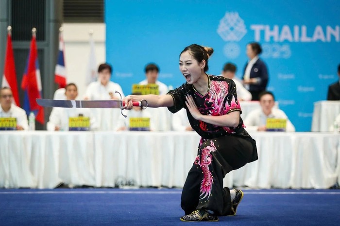 Hình ảnh của Đặng Trần Phương Nhi tại SEA Games năm nay.