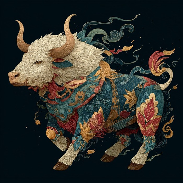 Tuổi Sửu được cho là con giáp có vận may trong ngày mùng 1 tháng 11 âm lịch. (Ảnh minh họa)