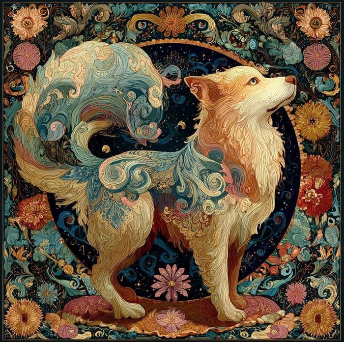 Trong ngày mùng 1 âm lịch, tuổi Tuất được đánh giá là con giáp có vận trình khá toàn diện. (Ảnh minh họa)