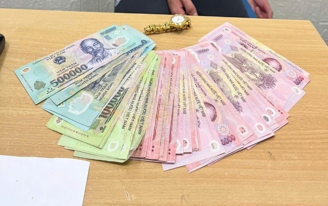 Tang vật của vụ án. Ảnh: Công an TP Hà Nội