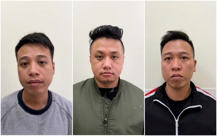 3 đối tượng trong vụ cố ý gây thương tích ở bến xe Giáp Bát. Ảnh: Công an TP Hà Nội