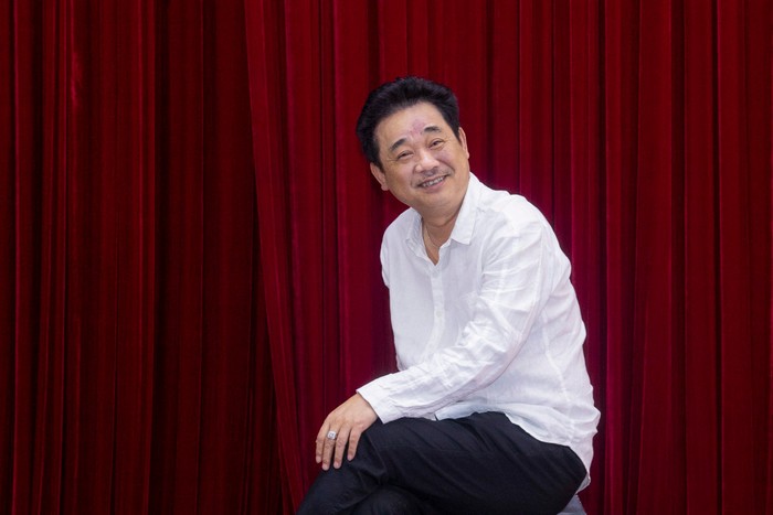 NSND Quốc Khánh đã có nhiều năm làm việc chăm chỉ trước khi nghỉ hưu vào năm 2022. Ảnh: Nhà hát Kịch Việt Nam