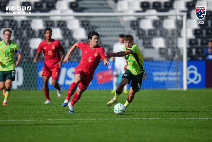 U23 Thái Lan đã gục ngã trước Australia, bởi VAR và sai lầm làm thay đổi tất cả. Ảnh: FAT