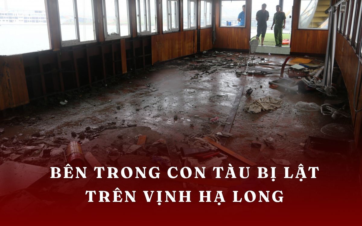 Lật tàu trên vịnh Hạ Long