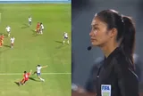 Nữ trọng tài Lào tước bỏ bàn thắng đẹp của tuyển nữ Việt Nam có lý lịch khủng