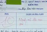 Bài văn 'mẹ đi lấy chồng' đạt điểm 10, cô giáo nghẹn ngào khi đọc nội dung