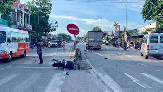 Thanh Hóa: Clip tai nạn giao thông khiến 2 vợ chồng đi xe máy tử vong thương tâm