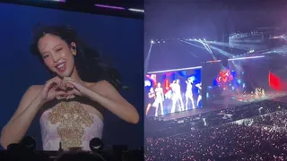 Toàn cảnh bên trong đêm diễn đầu tiên của Blackpink: Choáng ngợp với 'biển hồng'