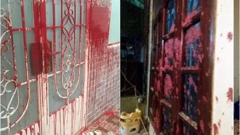 Xôn xao hình ảnh nhà Trang Khàn bị tạt mắm tôm và sơn, thực hư ra sao?