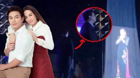 Clip: Mạnh Quỳnh 'thẫn thờ' nhìn hình ảnh Phi Nhung được tái hiện trên sân khấu đầy cảm xúc
