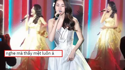 Clip Thủy Tiên biểu diễn live tại sự kiện âm nhạc, nhưng sao giọng hát lại gây ra nhiều tranh cãi thế này