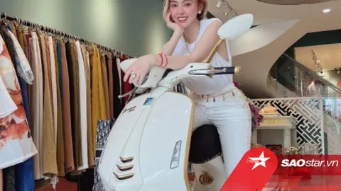 Trang Nemo 'vượt mặt' Đoàn Di Băng tậu xe Vespa đắt nhất thế giới, livestream 'đập hộp' cực hoành tráng