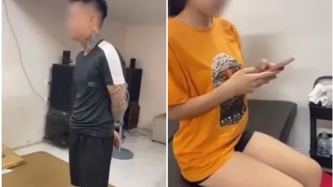 Xôn xao clip vừa gửi vợ về quê, chồng dẫn 'bé đường' về tận nhà bị bắt tại trận