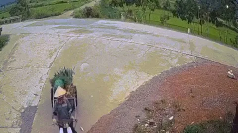 Clip: Bán tải phóng nhanh, drift ôm cua bất thành lao xuống kênh