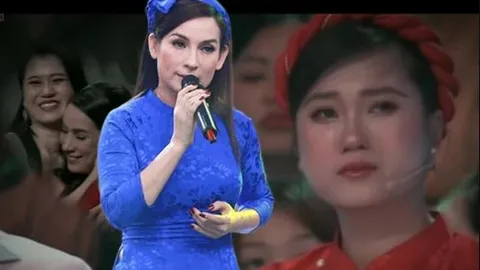 Lâm Vỹ Dạ bật khóc khi thấy cố ca sĩ Phi Nhung xuất hiện trên sân khấu