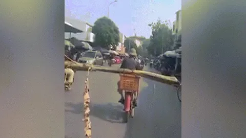 Clip: Siêu phẩm chở chuối "cân" cả thế giới