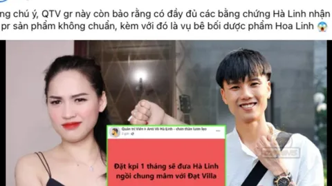 Xôn xao thông tin tố Võ Hà Linh PR sản phẩm không chuẩn, Đạt Villa đang ngồi im cũng 'dính đạn'?