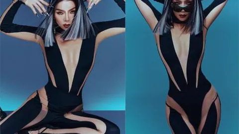 Lệ Quyên diện trang phục cắt xẻ táo bạo, Lâm Bảo Châu vội bình luận 1 câu ngọt xớt