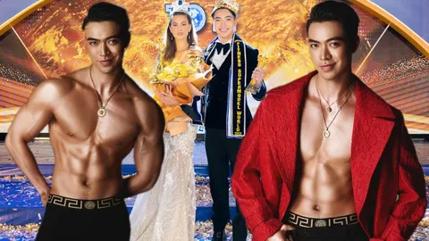 Body nóng như lửa của chàng trai Việt kiều vừa đăng quang Nam vương siêu mẫu thể hình thế giới