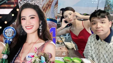 Hình ảnh hiếm hoi của tân hoa hậu Ý Nhi và bạn trai 6 năm: sao mà đáng yêu thế!