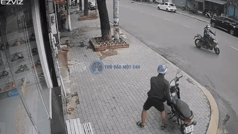 Sắp bị bẻ được khóa xe máy, tên trộm phải 'quay xe' bỏ chạy vì điều này