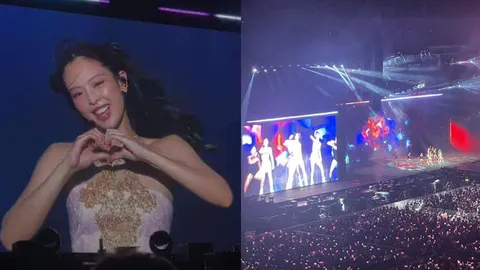 Toàn cảnh bên trong đêm diễn đầu tiên của Blackpink: Choáng ngợp với 'biển hồng'