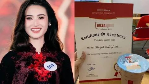 Sự thật về hình ảnh được cho là Ý Nhi khoe chứng chỉ IELTS không có giá trị