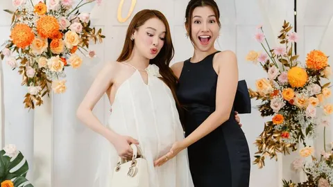 Hoàng Oanh xúc động trong đám cưới em gái, mẹ bầu Nhã Phương chiếm spotlight