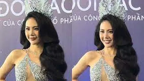 Hiếm hoi đi sự kiện, Bùi Quỳnh Hoa xuất hiện với nhan sắc lạ lẫm, lộ nội y
