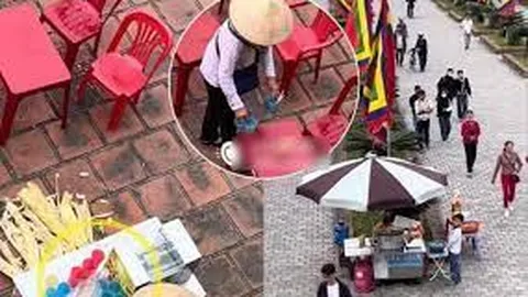 Xôn xao quán nước mía ở Đền Trần lấy nước uống thừa của khách trước bán cho khách sau