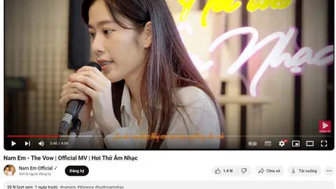 Bi hài của Nam Em: Livestream có lượt xem gấp mấy lần view MV ca nhạc