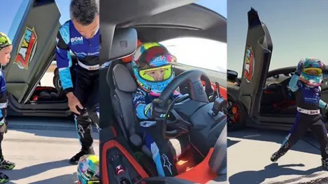 Clip: Cậu bé 5 tuổi lái Lamborghini hơn 300 km/h như tay đua chuyên nghiệp