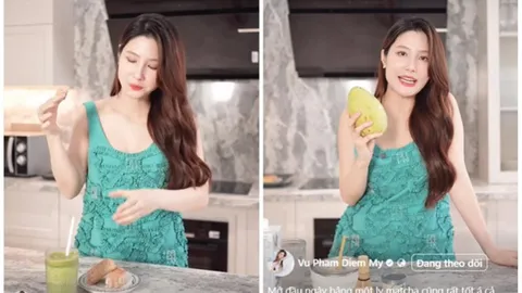 Diễm My 9X lộ bụng bầu lớn, rất thích ăn xoài chua