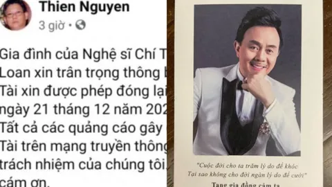 Anh trai cố NS Chí Tài thông báo về việc ngừng nhận tiền gây quỹ giúp đỡ người dân miền Trung