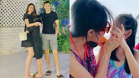 Lâu không lên sóng, con gái Công Vinh - Thủy Tiên đã 8 tuổi, để lộ vóc dáng cao gầy cực giống mẹ