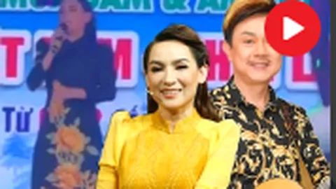 Clip: Phi Nhung khóc nghẹn trên sân khấu, hát tặng Chí Tài ca khúc từng được đàn anh chỉ dẫn