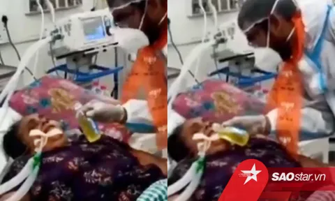 Video bệnh nhân Covid-19 bị ép uống nước tiểu bò gây xôn xao mạng xã hội