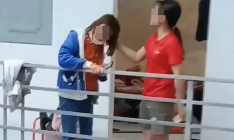 Đánh ghen ồn ào tại phòng trọ: Vợ nổi cơn thịnh nộ, vung tay tát cả chồng cùng nhân tình 'cháy má'