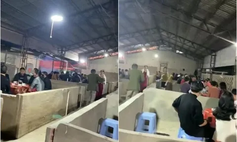 Cô dâu tổ chức tiệc cưới trong chuồng lợn, cảm nhận của quan khách khiến dư luận cười ngất