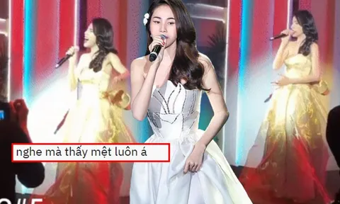 Clip Thủy Tiên biểu diễn live tại sự kiện âm nhạc, nhưng sao giọng hát lại gây ra nhiều tranh cãi thế này
