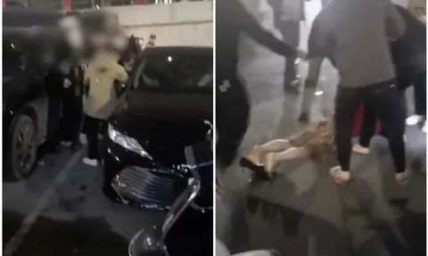 Xôn xao đánh ghen dã man trên phố ngày cận Tết, anh rể lấy ô tô của em vợ chở 'trà xanh' đi khách sạn?