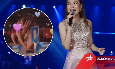 Hiếm hoi được fan lớn tuổi lao lên hôn, Mỹ Tâm có phản ứng ra sao?