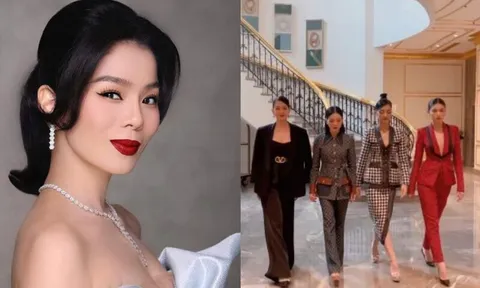 Lệ Quyên thả dáng bên các nàng hậu: Thần thái đỉnh cao, catwalk đầy tự tin