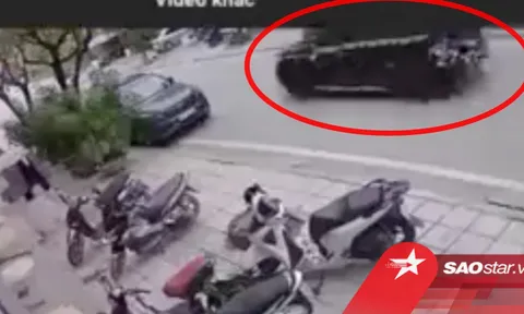 Thêm góc camera khác cảnh Mercedes ở Quảng Ninh lao như bay đâm tử vong người đi xe máy?