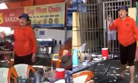 Clip: Phản ánh quán 'tính gian' 20 lát bánh xèo, thực khách bị chủ quán chửi bới, đánh 'bờm đầu'