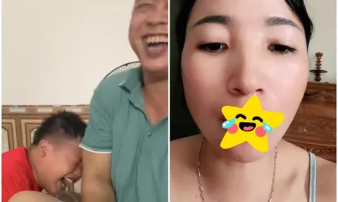 Hai bố con cười không ăn nổi cơm khi thấy mẹ đi phun môi về, xem nguyên nhân ai cũng đồng cảm
